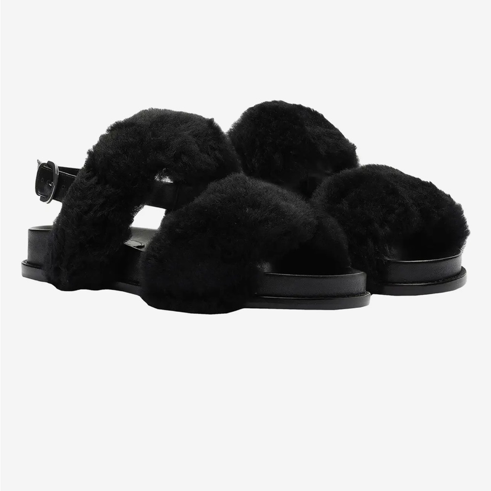 Sienna Shearling Dad Sandal